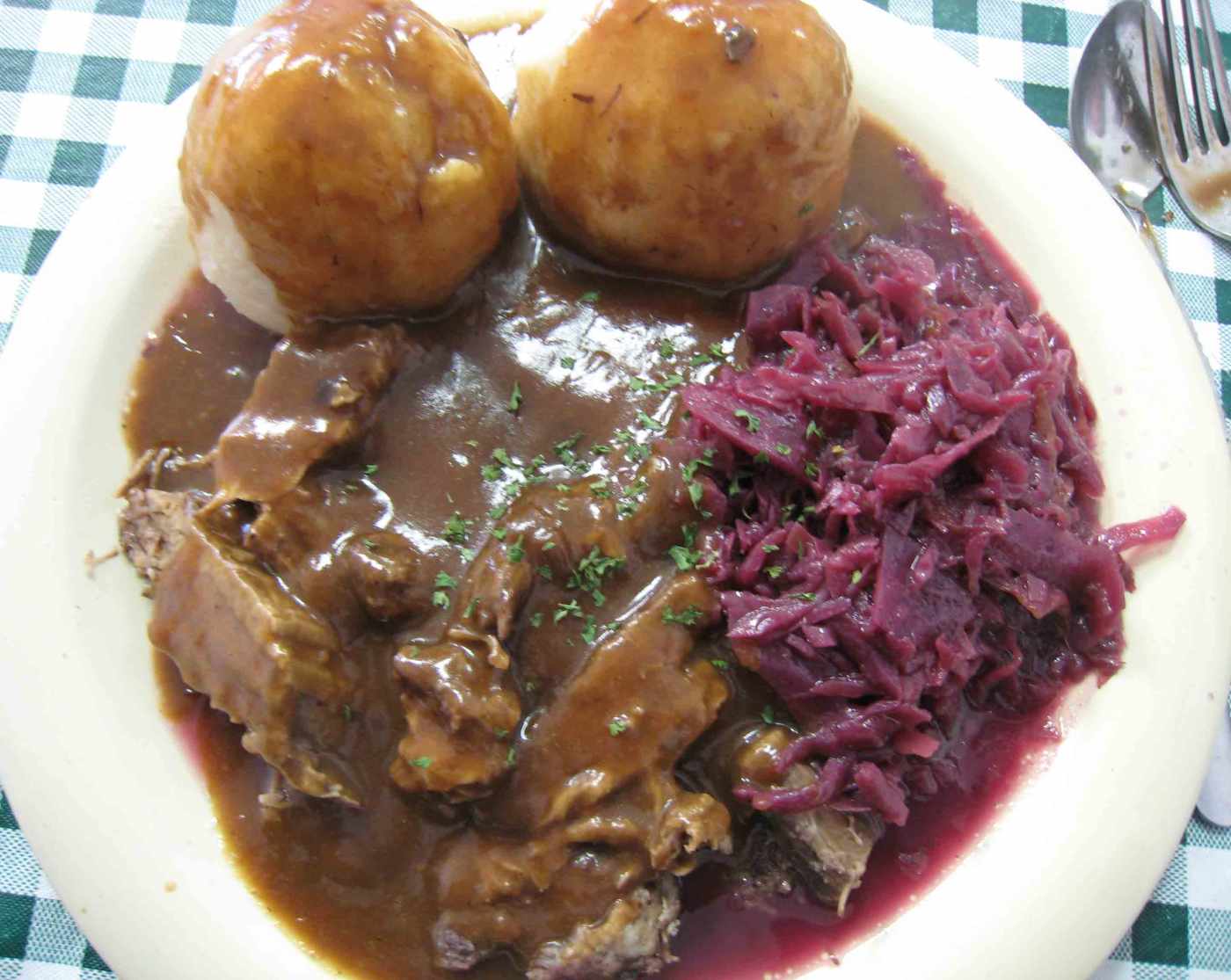Traditional Sauerbraten with Gingersnap Gravy – TreadlingHome